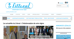 Desktop Screenshot of le-littoral.com