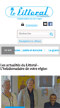 Mobile Screenshot of le-littoral.com