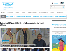 Tablet Screenshot of le-littoral.com